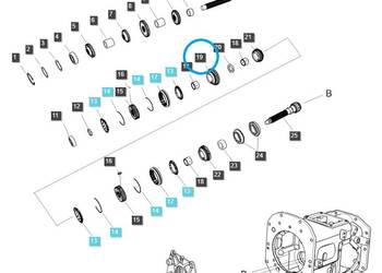 Tulejka dystansowa / A1281627 / TRG281 / LS Tractor 40010087
