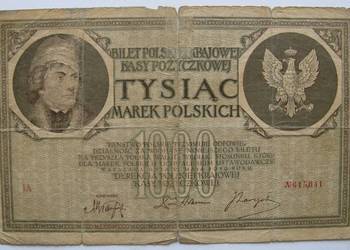 1000 Marek Polskich 1919 seria IA 1000 Marek Polskich 1919 seria IA