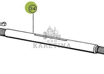 Claas Dominator 96 Wałek Pośredni 0006094361 00 0609 436 1