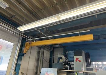 Żuraw słupowy z elektryczna wciągarka ABUS GM3, 500kg L-300