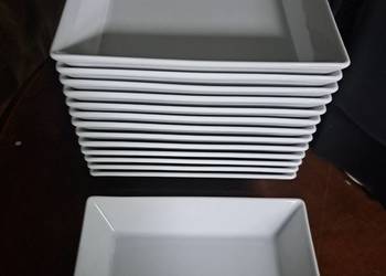 Talerze kwadratowe 12 szt lubiana classic