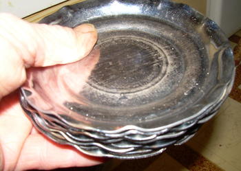 6 platerowych podstawek pod szklani,filiżanki