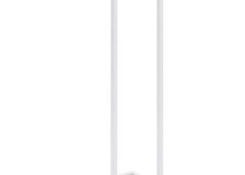 Stojak na ręcznik biały 25x20x95 cm stalowy WM-336117