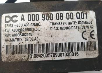 STEROWNIK CISNIENIA TPMS A0009000800 MERCEDES W221