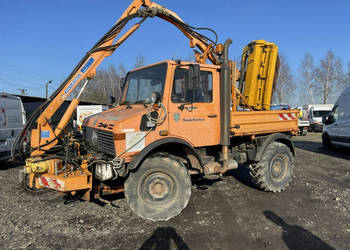 Unimog inny Unimog 4X4 Kosiarka bijakowa teleskopowa posypywarka pług odśn…