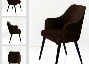 Krzesło DELUXE prosto od producenta EMRA WOOD Brąz