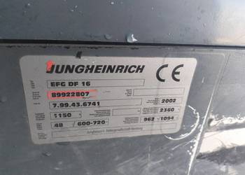 Wózek widłowy jungheinrich