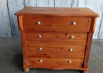 komoda sosnowa z szufladami / 356