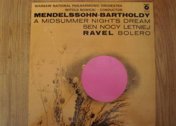 MENDELSSOHN-BARTHOLODY A Midsummer Night’s Dream – płyta win