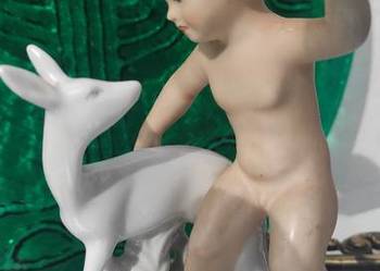 VINTAGE WALLENDORF NIEMCY PORCELANOWA FIGURKA CHERUBINA / PU VINTAGE WALLENDORF NIEMCY PORCELANOWA FIGURKA CHERUBINA / PU