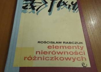 Elementy nierówności różniczkowych / Rościsław Rabczuk.