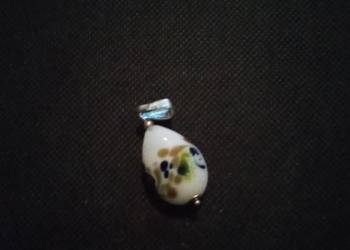 Wisiorek porcelanowy motyw ludowy
