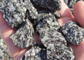 Grys Granodioryt 16-22 Sjenit Dalmatyńczyk odwrócony Kamień ogrodowy