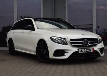 Mercedes E220d 4 matic AMG biała perła