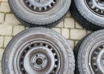 Opony zimowe z Felgami Stalowymi R14,4x100.(ET39) Jak nowe