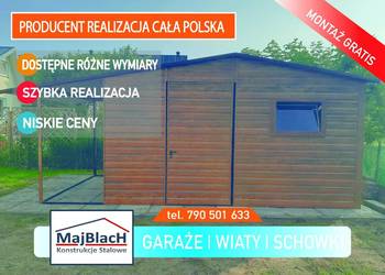 Garaż Blaszany |Wiatka Ogrodowa|Schowek na Narzędzia | - Maj-Blach