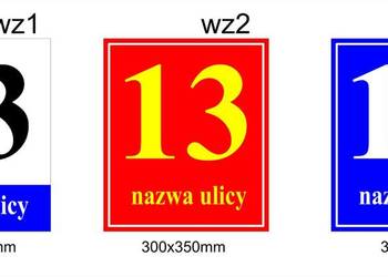 tablica z nr domu