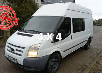 Ford Transit 4X4 Brygadówka 6 Osobowy Webasto 125 KM na łańcuchu rozrządu …