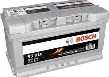 Akumulator Bosch 85Ah 800A EN S5010 PRAWY PLUS