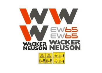Naklejki oklejenie - WACKER NEUSON EW65 Zamiennik