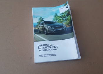BMW 218d seria 2 F45 Active Tourer niemiecka książka instruk