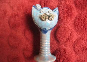 Kot - Gwizdek - 9 x 4,5 x 4,5 cm ABK - okaryna