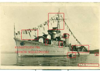 Zdjęcie pocztówka Niszczyciel ORP Błyskawica Fregata Gdynia