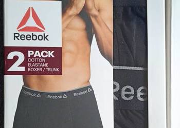 REEBOK bokserki męskie 2-pak, rozmiar XL (99-104 cm), 95% bawełna