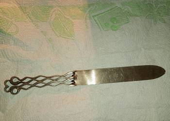 Srebrny nożyk do otwierania listów