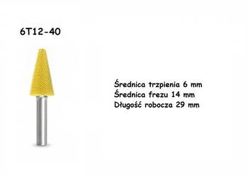 TARNIK TRZPIENIOWY 6MM STOŻEK 6T12-40 SABURRTOOTH