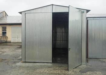 Blaszana montowana hala 4,5×8,5 m – ocynkowana