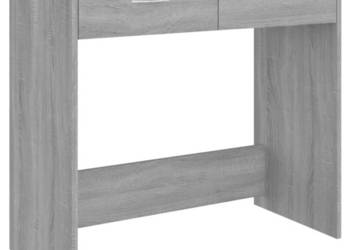 vidaXL Biurko, szary dąb sonoma, 80x40x75 cm（SKU:815475）