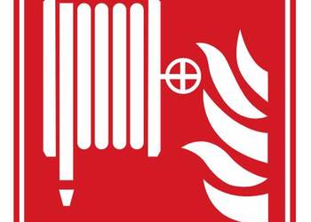 Naklejka hydrant wewnętrzny 100x100mm BF002