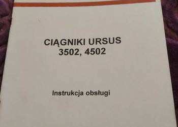 Instrukcja obsługi ciągnik Ursus 3502,4502 nowa oryginalna 2007