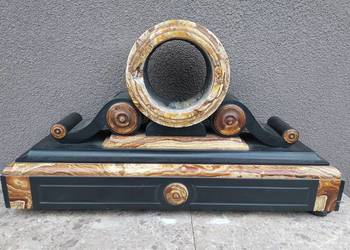 118 Obudowa marmurowa starego zegara kominkowego francuza