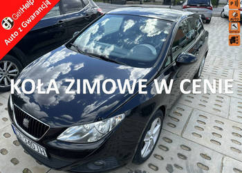 Seat Ibiza Benzyna,klimatronik,skórzana kierownica,parktronik,isofix,tempo…