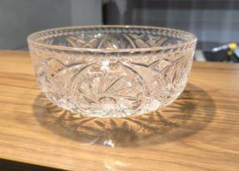 Kryształowa miska lata 60-te PRL