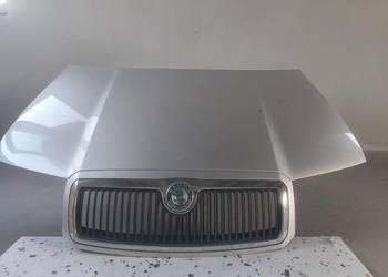 Maska + grill Skoda Fabia I do założenia bez malowania lakier 9102 Srebrna