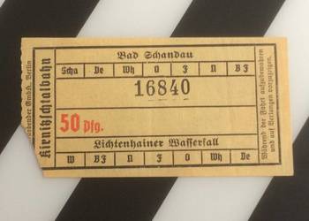 ( 968. ) Bilet Niemiecki Miasto Bad Schandau