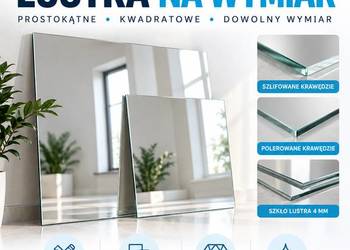 Lustra na wymiar 4 mm – prostokątne, kwadratowe – Trans-Glass detal i hurt