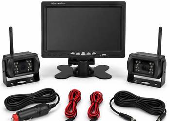 Bezprzewodowa kamera cofania Podofo 7-calowy monitor HD TFT LCD