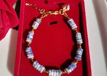 Bransoletka z kamienia naturalnego Sodalit