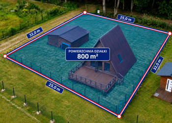 Domek nad jeziorem Łętowskim | 64 m² | Działka 800 m²