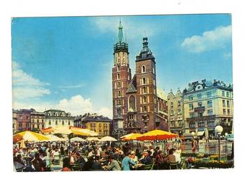 KRAKÓW RYNEK GŁÓWNY KOŚCIÓŁ MARIACKI