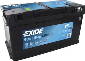 Akumulator 95Ah 850A EXIDE AGM START&STOP EK950