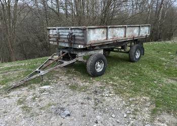 Przyczepa rolnicza Autosan D47 wywrotka 3 stronny wywrot
