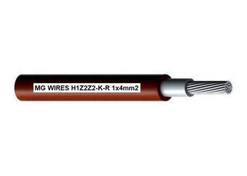 Przewód fotowoltaiczny // MG Wires // 1x4mm2, 0,6/1kV czerwony