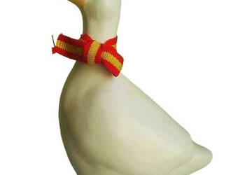 Ceramiczna figurka gęsi ze szwedzkiej manufaktury Kullabygde