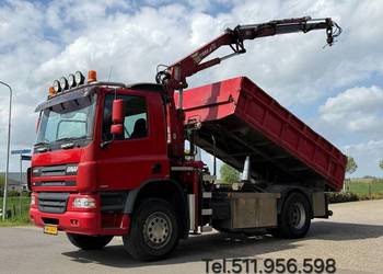 Wywrotka 4x4 z dzwigiem Daf CF Ginaf X2220