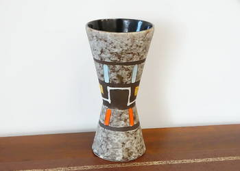 Wazon Scheurich Keramik 244-17 Fat Lava Mid Century Vintage WGP W.Germany